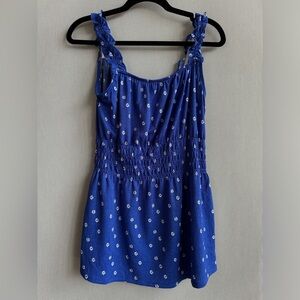 MyStyle | Blue Floral Print MIni Dress